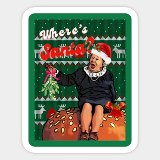 Where is Santa? Sticker